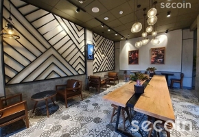 Encaustic pottery tile